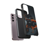 1966 GTO Orange Rainy City Tough Phone Case Cover Gift Art