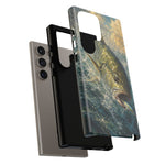 Jack Crevalle Strike Phone Case Saltwater Fishing Gift for Anglers