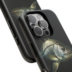 Snook Fishing Phone Case, Saltwater Portrait Black Cover, Gift