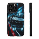 C8 Rain Tunnel Phone Case Racing Tough Case for Corvette Drivers