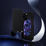 Holographic Skull Phone Case, Shattered Glass Iridescent Cover