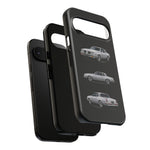 Silver Cutlass Supreme Classic Coupe Tough Phone Case - 3 View