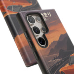 Datsun 240Z Classic JDM Sports Car Sunset Art Tough Phone Case