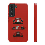 1967 GT40 Mk IV Red Race Car Tough Phone Case Cover Gift