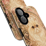 Persian Cat Floral Art Nouveau Tough Phone Case