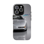Silver C4 ZR1 Front View phone case | tough case for Vette Drivers