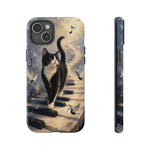 Piano Cat walking on keys Tough Case | Phone cover, musical cat art