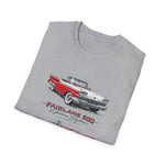 1959 Fairlane 500 Vintage Car T-Shirt | Classic Red 1950s Automobile Tee
