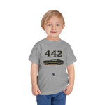 Toddler 1971 Olds 442 Retro Muscle Car Graphic Tee Kids Vintage Hot Rod