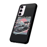 R34 Skyline GT-R Sakura Mountain JDM Tough Phone Case Gift