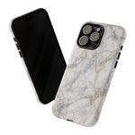 White Marble Pattern Phone Case | Tough Cover