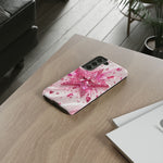 Pink Glitter Star Tough Case | Sparkle Phone Case