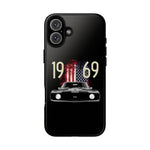 1969 Camaro SS American Flag Tough Phone Case Cover Gift Art