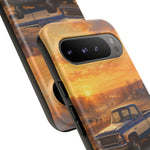 73 Chevy C10 Square body Truck Two-Tone Sunrise Tough Phone Case