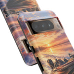 Sunset Bass Fishing Boat phone case | Tough Cover