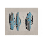 1964 Chevy Impala Illustration  Microfiber Blanket | Classic Car Throw