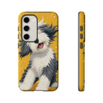 Sheepdog Hair Flip Phone Case Funny Dog Lover Gift