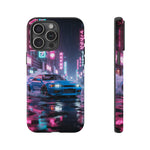 Skyline GT-R Tokyo Rain JDM Night Art Tough Phone Case