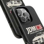 R34 Skyline GT-R JDM Rising Sun Tough Phone Case Cover Gift