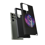 Marble Hand Orb Synthwave Phone Case Mythic Tough Case