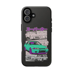 R32 Skyline GT-R Manga Style JDM Tough Phone Case Cover Gift