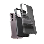 Silver Corvette Art Phone Case, C2 Sting Ray Classic Sports Cover