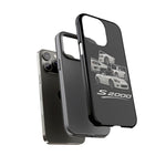 White S2000 Roadster Collage JDM Tough Phone Case Cover Gift