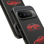 Red 370Z Sports Coupe Tough Phone Case for JDM Enthusiasts
