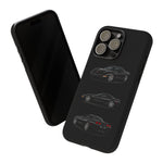 Black C5 Corvette Sports Car Phone Case Tough Multi View Print