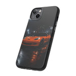 Orange C6 Neon Car Meet Tough Phone Case