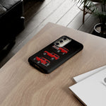 Early Bronco Phone Case Red, Three-View Truck Vector Cover