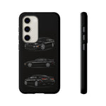 Black 300ZX Sports Car Tough Phone Case - Multi View