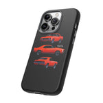 1969 Camaro SS Orange Triple View Muscle Car Tough Phone Case