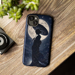 Geisha Parasol Moonlight Art Tough Phone Case