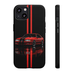Fox Body Mustang Phone Case, Red 87 Muscle Car Stripe Studio Cover