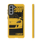 S2000 Spa Yellow Retro 90s JDM Car Tough Phone Case