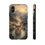 Shiba Inu Forest Hot Spring phone case | Tough Cases