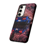 R35 GT-R Cherry Blossom Night Tough Phone Case - Wet Reflection