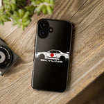 R34 Skyline Japanese Flag Race Car Phone Case | JDM GT-R Tough Cover