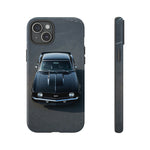 1969 Camaro SS Black Overhead Tough Phone Case Cover Gift Art