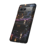 67 GTO Phone Case Purple, Rainy City Night Muscle Car Tough Cover