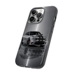 Silver Charger RT Phone Case, Classic Muscle Car Racing Stripe Cover