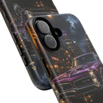 67 GTO Phone Case Purple, Rainy City Night Muscle Car Tough Cover