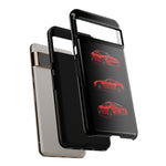 Red 370Z Sports Coupe Tough Phone Case for JDM Enthusiasts