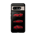 Red MR2 JDM Sports Car Phone Case Tough Multi View