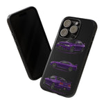 Purple R33 Skyline GTR JDM Sports Car Phone Case Tough Multi View