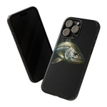 Snook Fishing Phone Case, Saltwater Portrait Black Cover, Gift