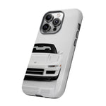 White NSX Phone Case, Retro 90s JDM Supercar Cover, Gift for Car Lovers