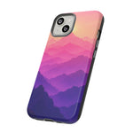 Pastel Mountain Haze Vaporwave Art Tough Phone Case