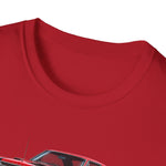 1967 Red GTX Muscle Car T-Shirt | Classic Auto Vintage Trio Tee